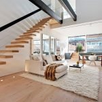 Piso con luces integradas