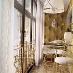 Muebles de estilo clásico en el interior.