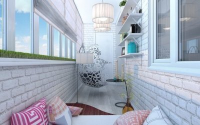 Diseño de un pequeño balcón +75 fotos de ejemplos interiores.