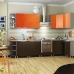Cocina Marrón Naranja
