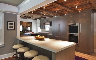 Diseño de techo en la cocina +50 ejemplos de fotos