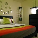 Espejos decorativos sobre la cama