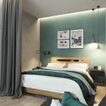 Dormitorio en apartamento tipo estudio