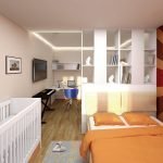 Estantería de dormitorio de zonificación