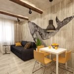 Ballena en la pared