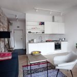 Estudio de 26 metros cuadrados al estilo minimalista.