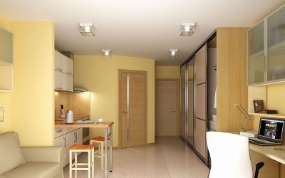Estudio de diseño de 26 metros cuadrados. m +75 fotos interiores