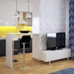 Paneles de pared 3d en el interior