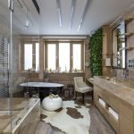 Baño de estilo rústico