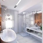 Diseño de baño ligero.