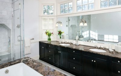 Diseño de un baño con ventana +75 fotos