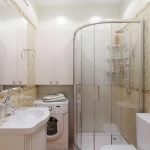 Lavadora en la ducha