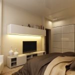 TV frente a la cama