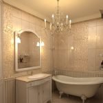 Baño de pies en el interior