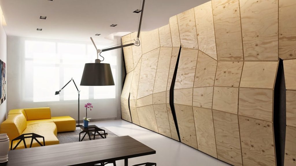 Plywood sa interior