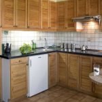 Muebles de cocina de madera natural