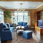 Muebles de sala azules