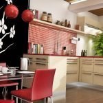 Decoración de la cocina oriental