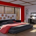 Cama amplia en el dormitorio