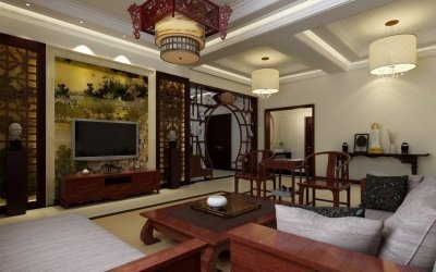 Estilo chino en el interior +50 fotos