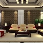 Salón oriental en la casa