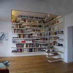 Escalera de la biblioteca de casa