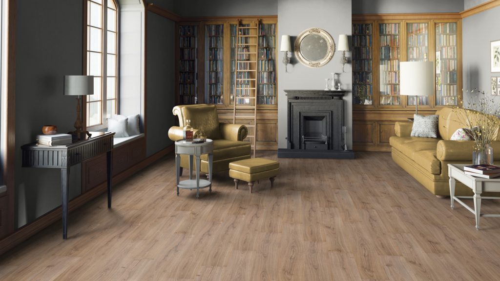 Linoleum v interiéri