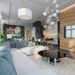 Araña de luces para una habitación grande
