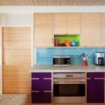 Muebles de gabinete de arena en la cocina