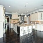 Muebles de lujo en la cocina.