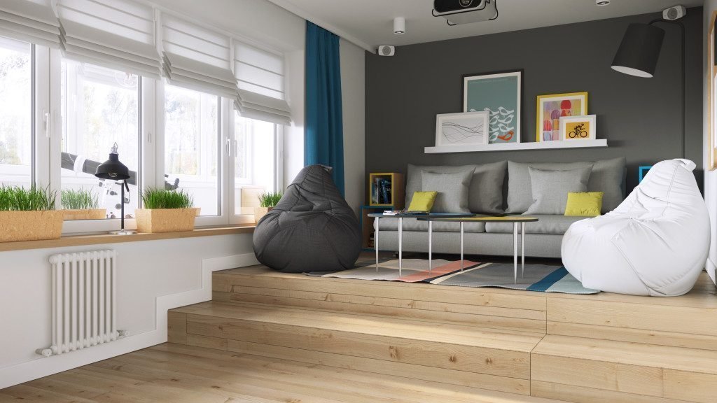 Pódium v ​​interiéri