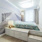 Foto papel tapiz en el dormitorio