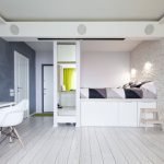 Laminado en forma de tablas en el suelo