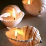Conchas marinas con velas