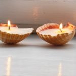 Lavamanos con velas