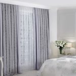 Cortinas de plata para el dormitorio