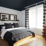 Cortinas a cuadros para el dormitorio