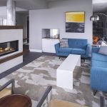Sala de estar con chimenea