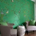 Pájaros del papel pintado