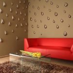 Gotas en la pared