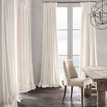 Textil blanco para el salón
