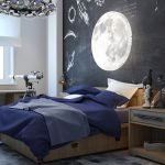 Decoración de la pared en el dormitorio