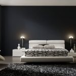 Interior de dormitorio noble