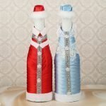 Papá Noel y la doncella de nieve