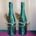Botellas de plumas