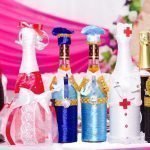 Una variedad de disfraces embotellados