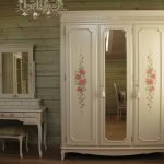 Muebles de dormitorio de decoupage