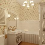 Baño de estilo rústico