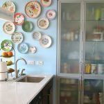 Cerámica en el interior de la cocina.