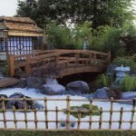 Fuente en el estanque